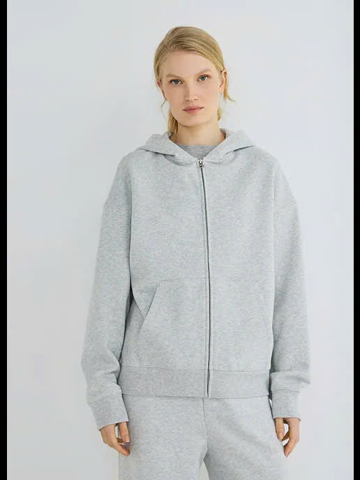 AK253 - Áo khoác ostin ghi