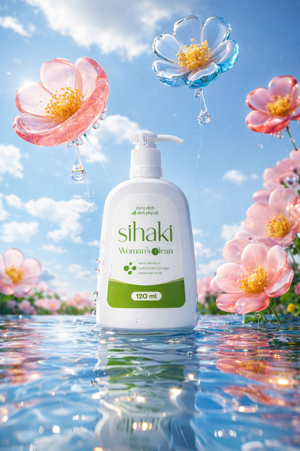 Dung dịch vệ sinh phụ nữ Sihaki Woman's Clean (Hộp 120ml)