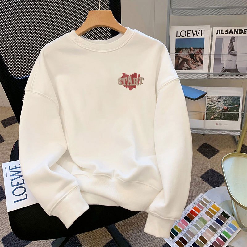 Áo sweater nữ dáng rộng dày - Áo nỉ thu đông unisex local brand -  Loza G0089_thumbnail_10
