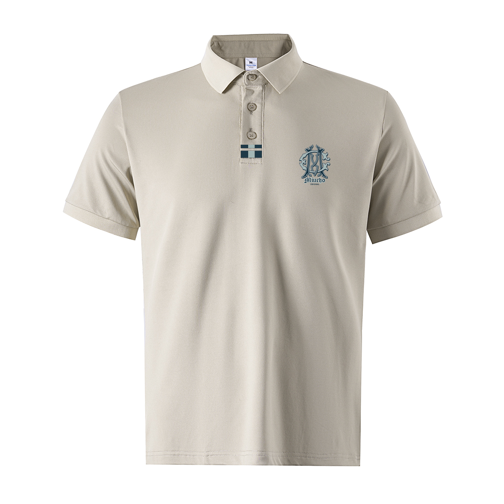 Áo polo nam form vừa regular vải cá sấu đứng form thoáng mát 1837 Miucho Iconic in basic_thumbnail_6