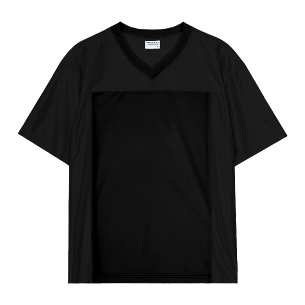 Áo Jersey trơn form rộng local brand ATPT003 Miucho tay ngắn cổ tròn in basic_thumbnail_0