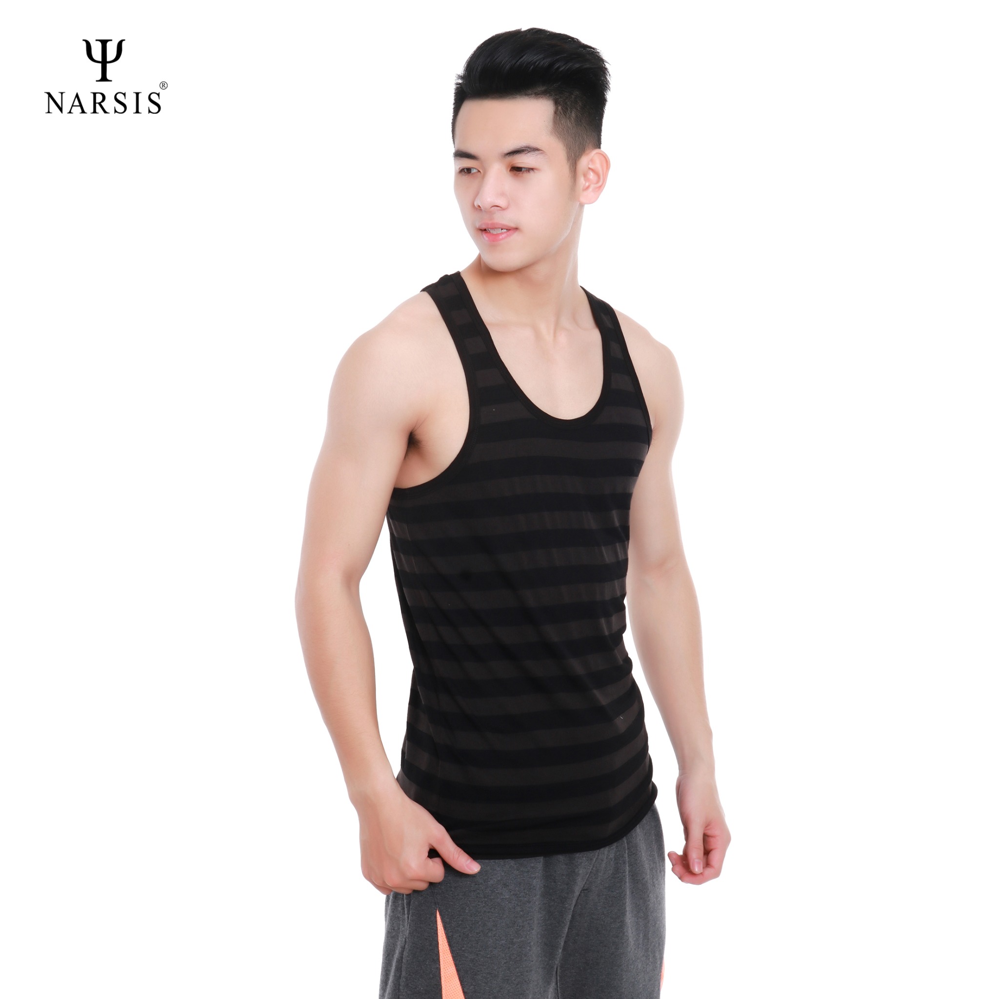 ÁO MAY Ô NAM NMS1249 NARSIS VẢI COTTON MỀM MẠI, CO GIÃN TỐT, VẢI THOẢI MÁI VẬN ĐỘNG, HÚT ẨM TỐT