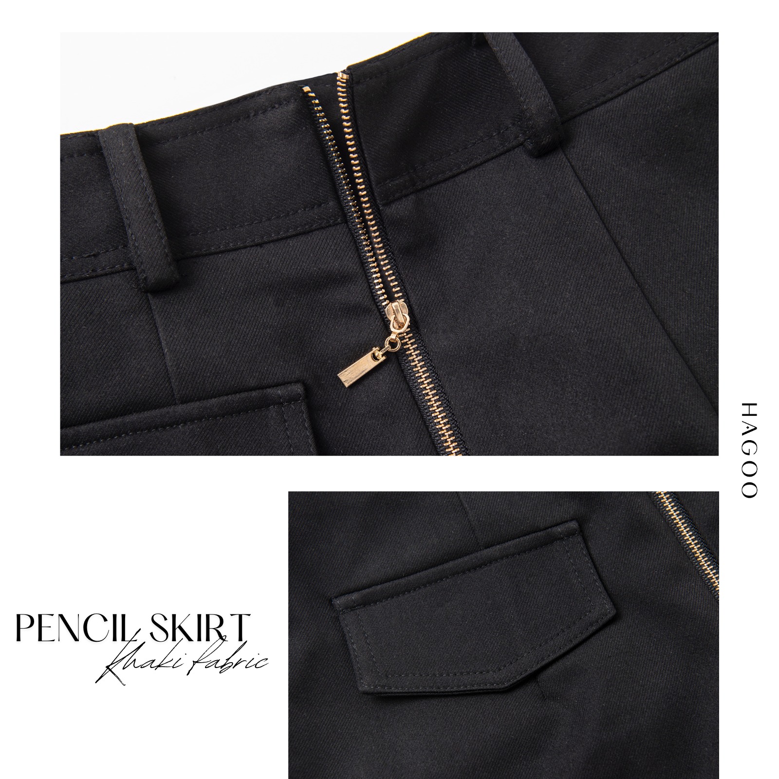 Chân váy kaki gân nổi khóa kéo sau HAGOO_thumbnail_9