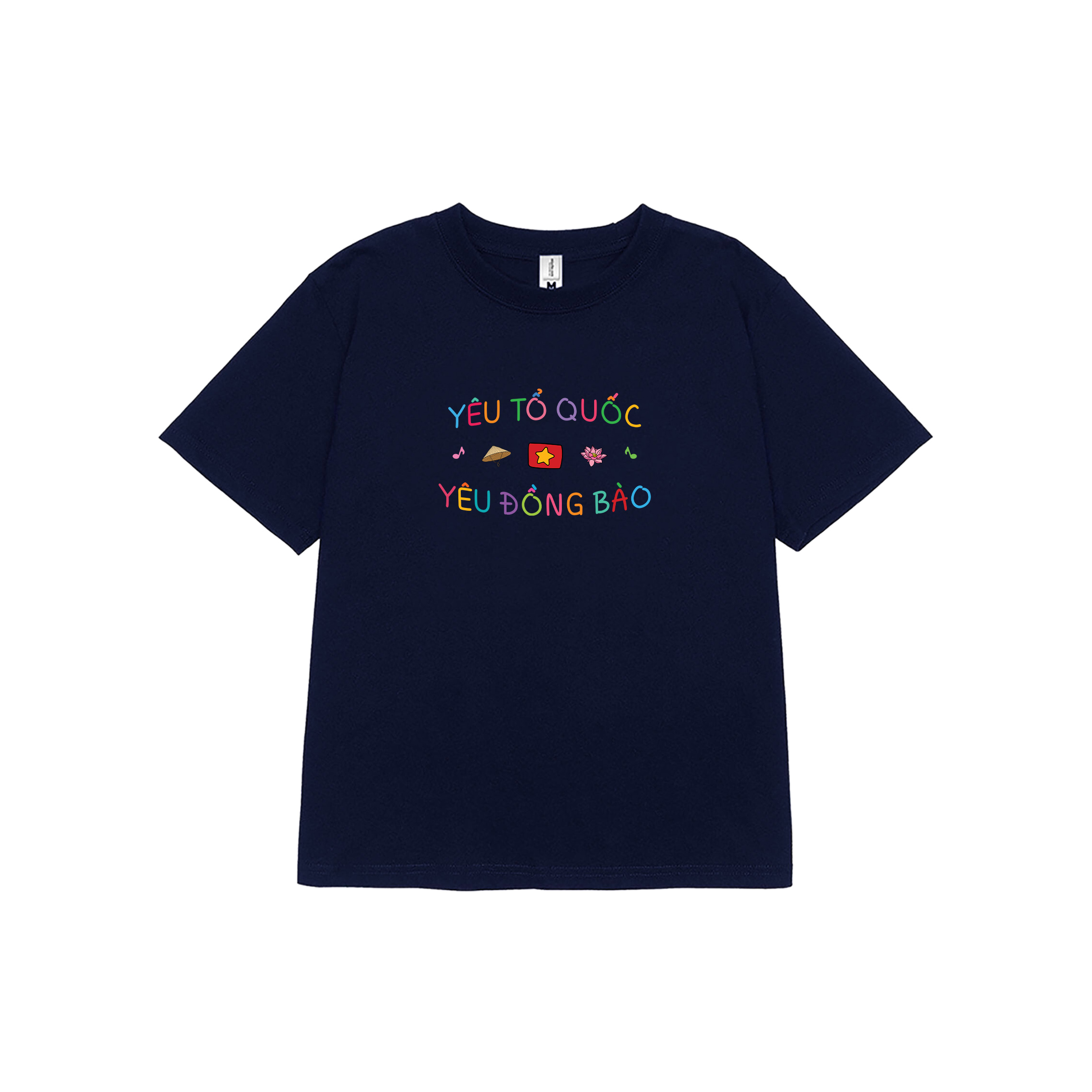 Áo baby tee ôm eo Việt Nam tôi yêu 2128 Miucho cổ tròn vải cotton 4c co giãn thoáng mát in mix_thumbnail_8