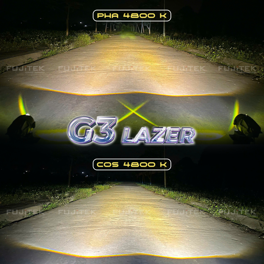Fujitek G3 Lazer Bi gầm 3 inch 3 màu tích hợp_thumbnail_3