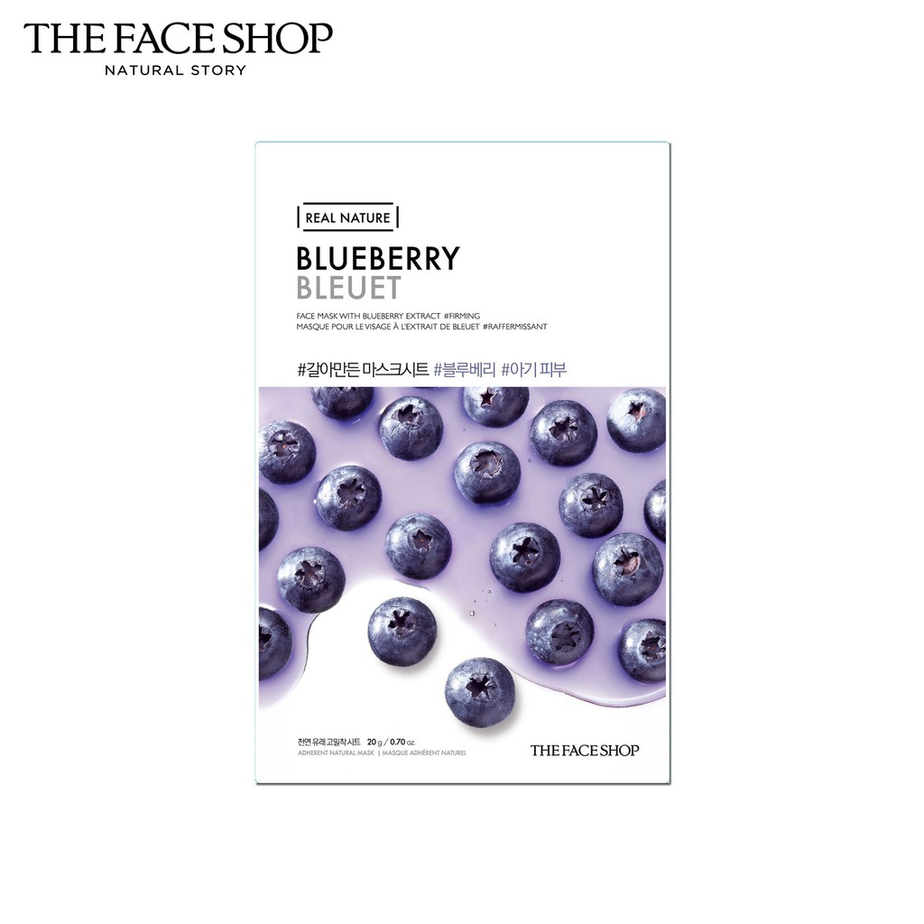 The Face Shop Real Nature Blueberry Face Mask