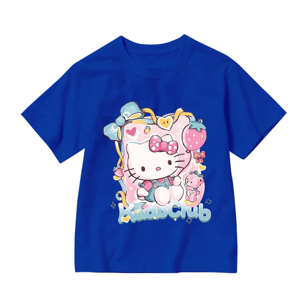 Áo thun bé gái Kado tay ngắn cổ tròn vải cotton thoáng mát dày dặn hình Kitty dễ thương 2871_thumbnail_16