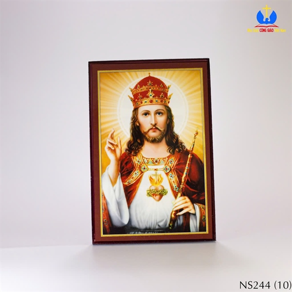 Ảnh để bàn Chúa Kito Vua 10x15cm