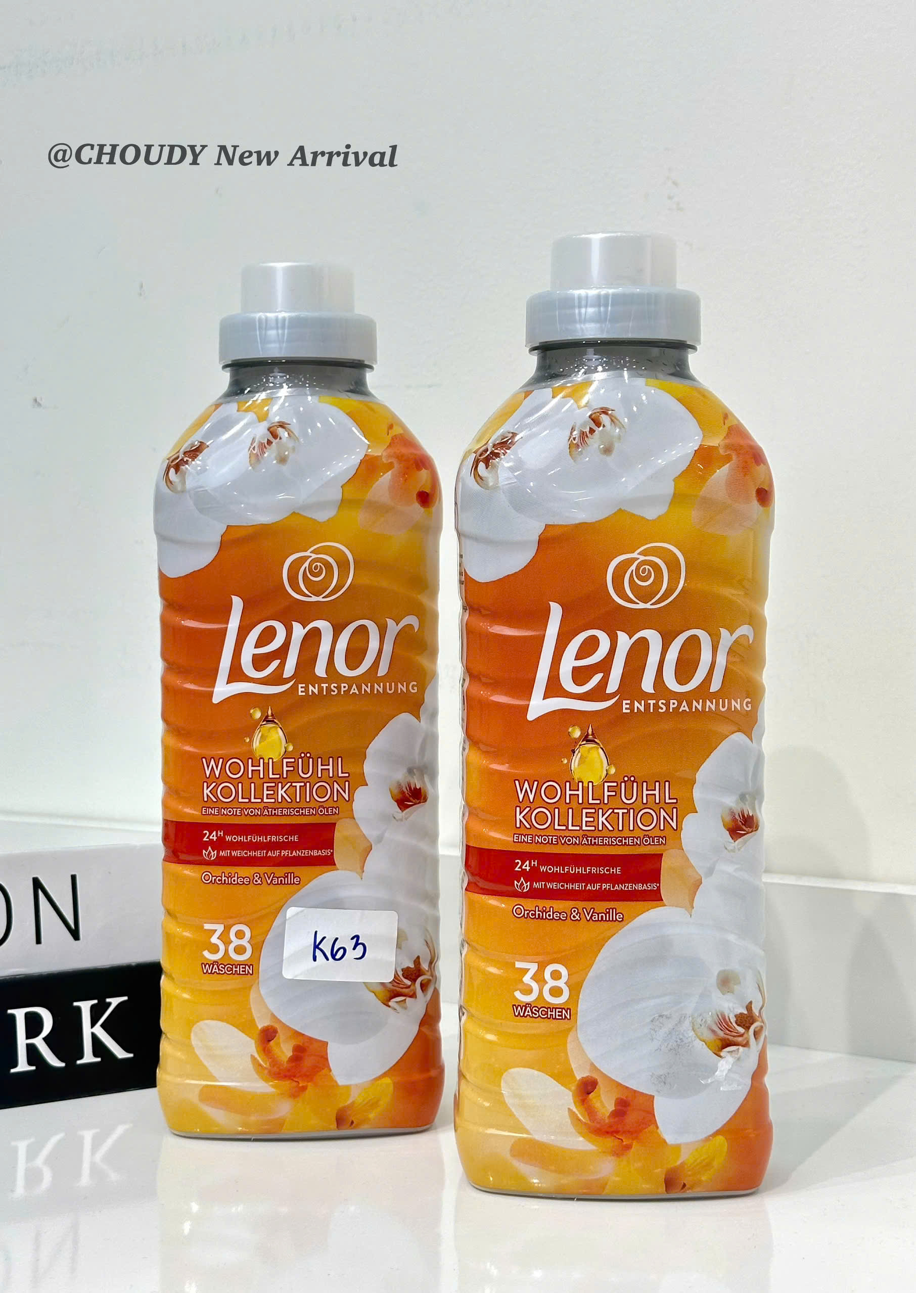 K63 NƯỚC XẢ VẢI ORCHIDEE & VANILLE 950ML