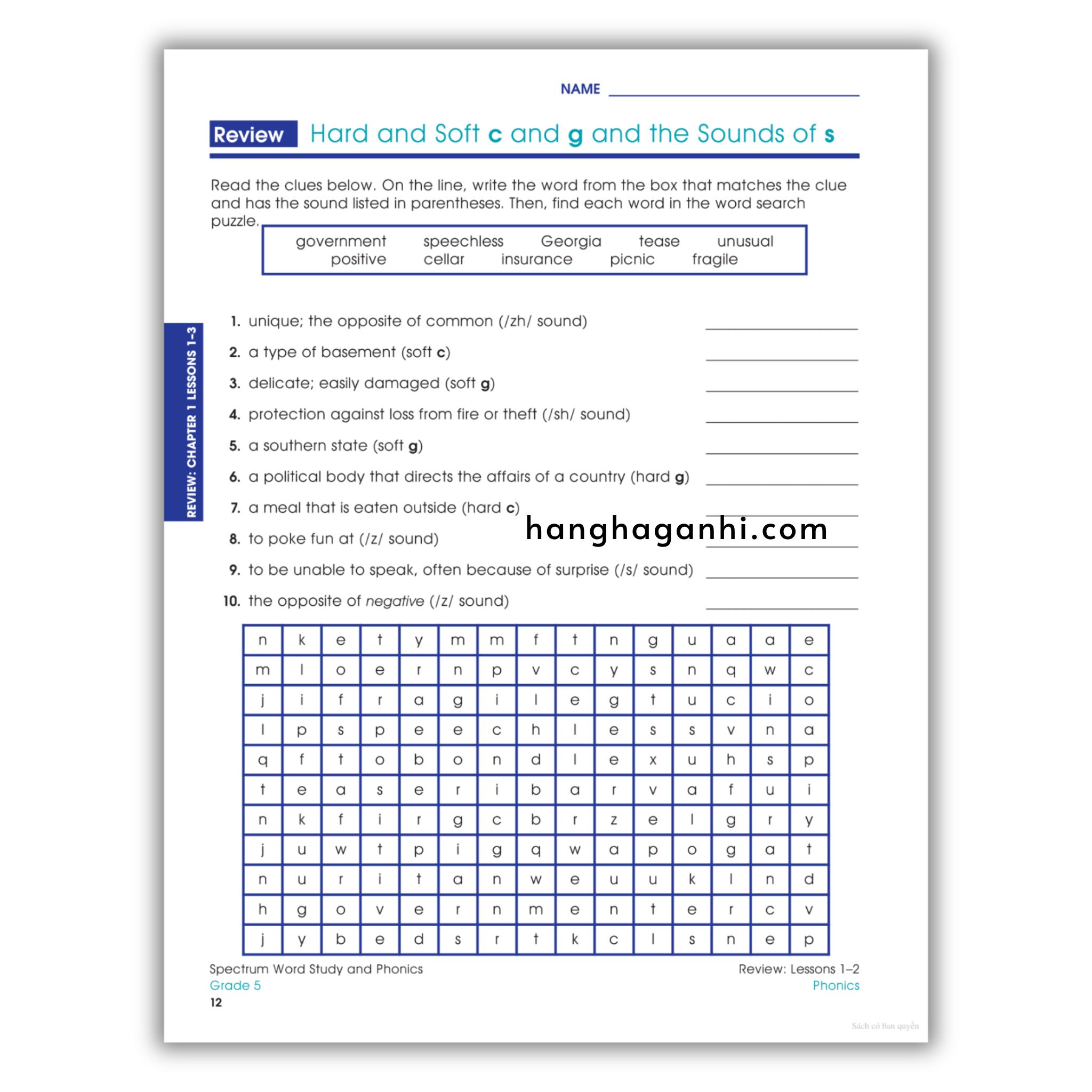 Sách Spectrum Word Study and Phonics Workbook Grade 5_thumbnail_5