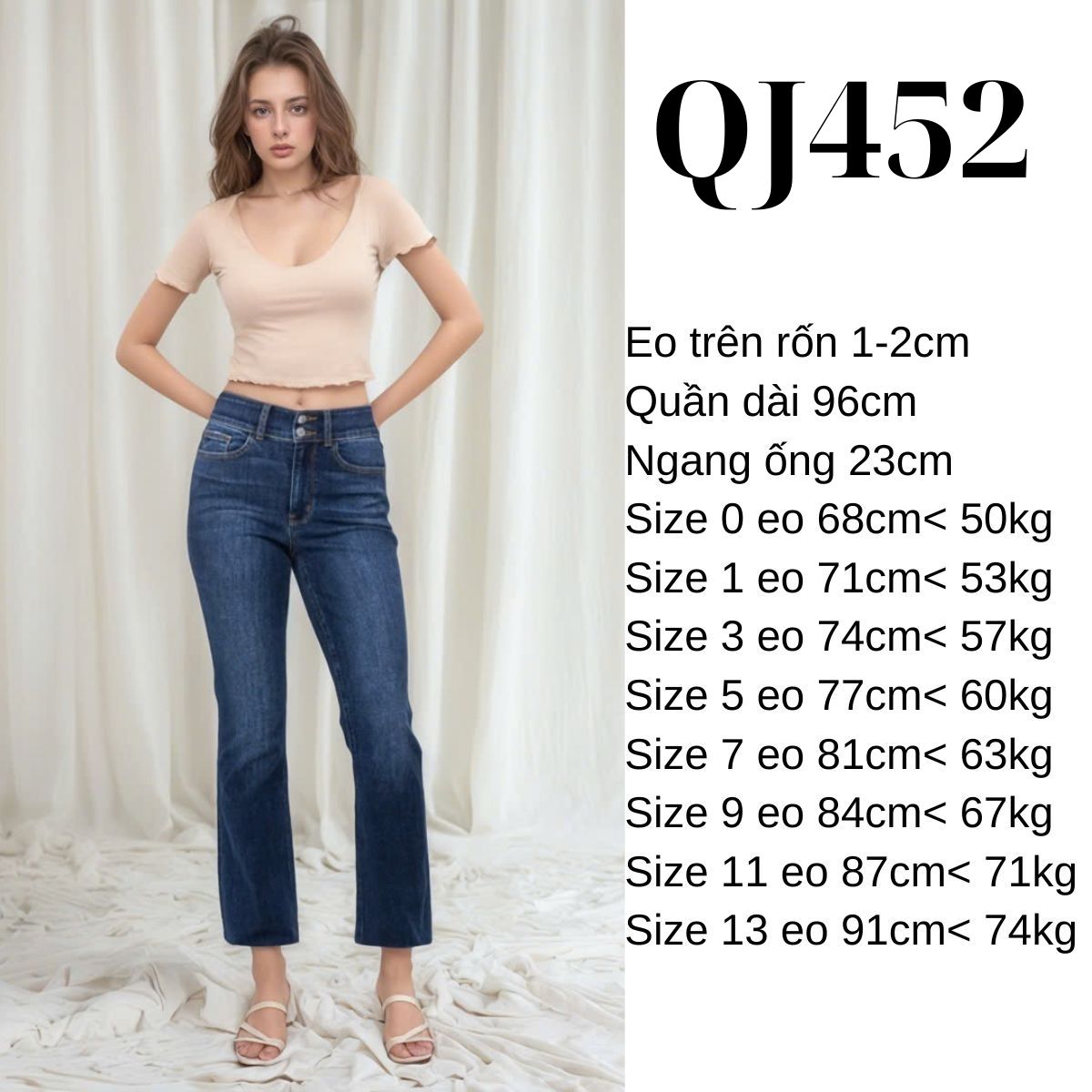 QJ452 - Jean Loe 9 tấc JB