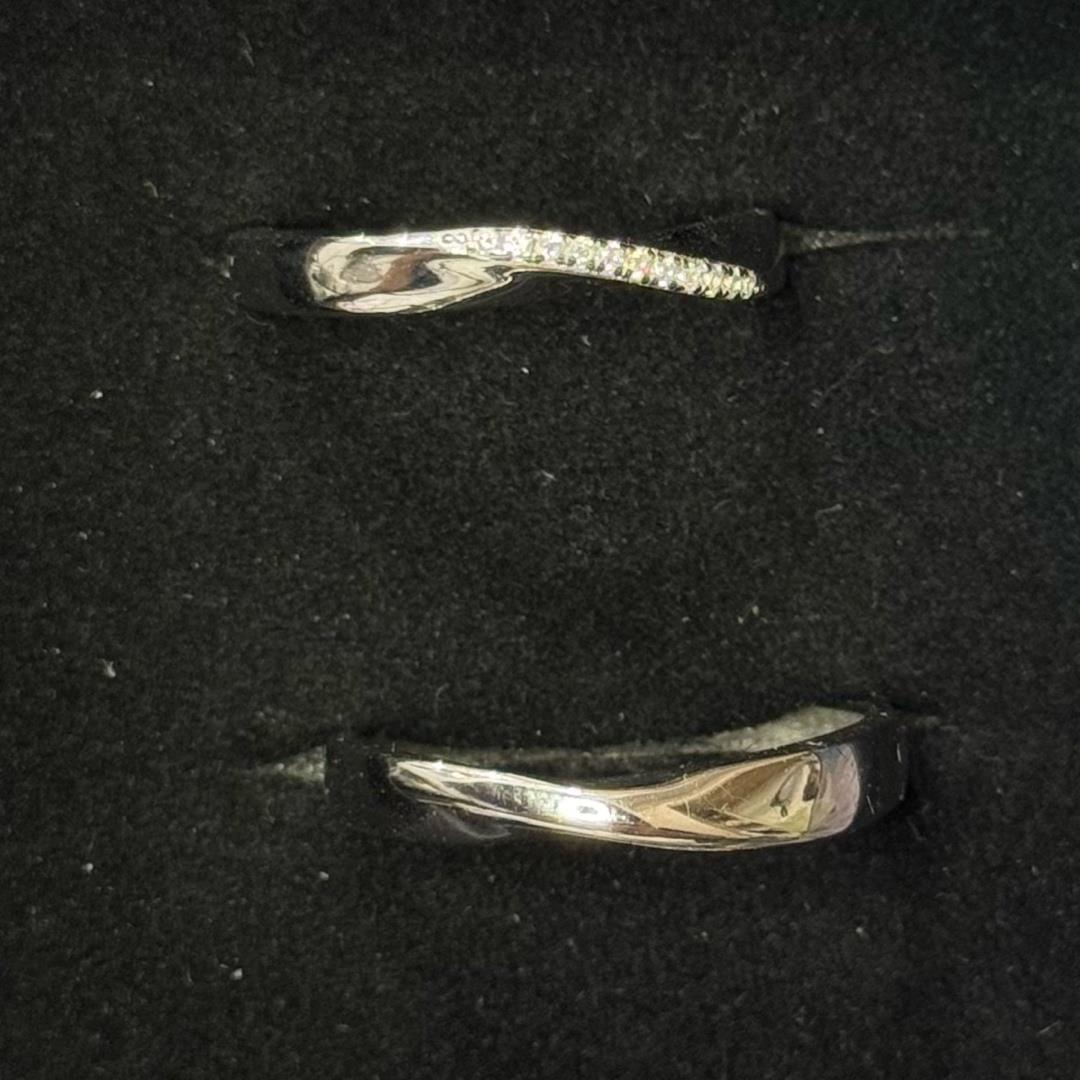 nhẫn cặp bạc si bạch kim khắc xoắn kim cương tình iu chung thuỷ nhân đôi freesize _thumbnail_1