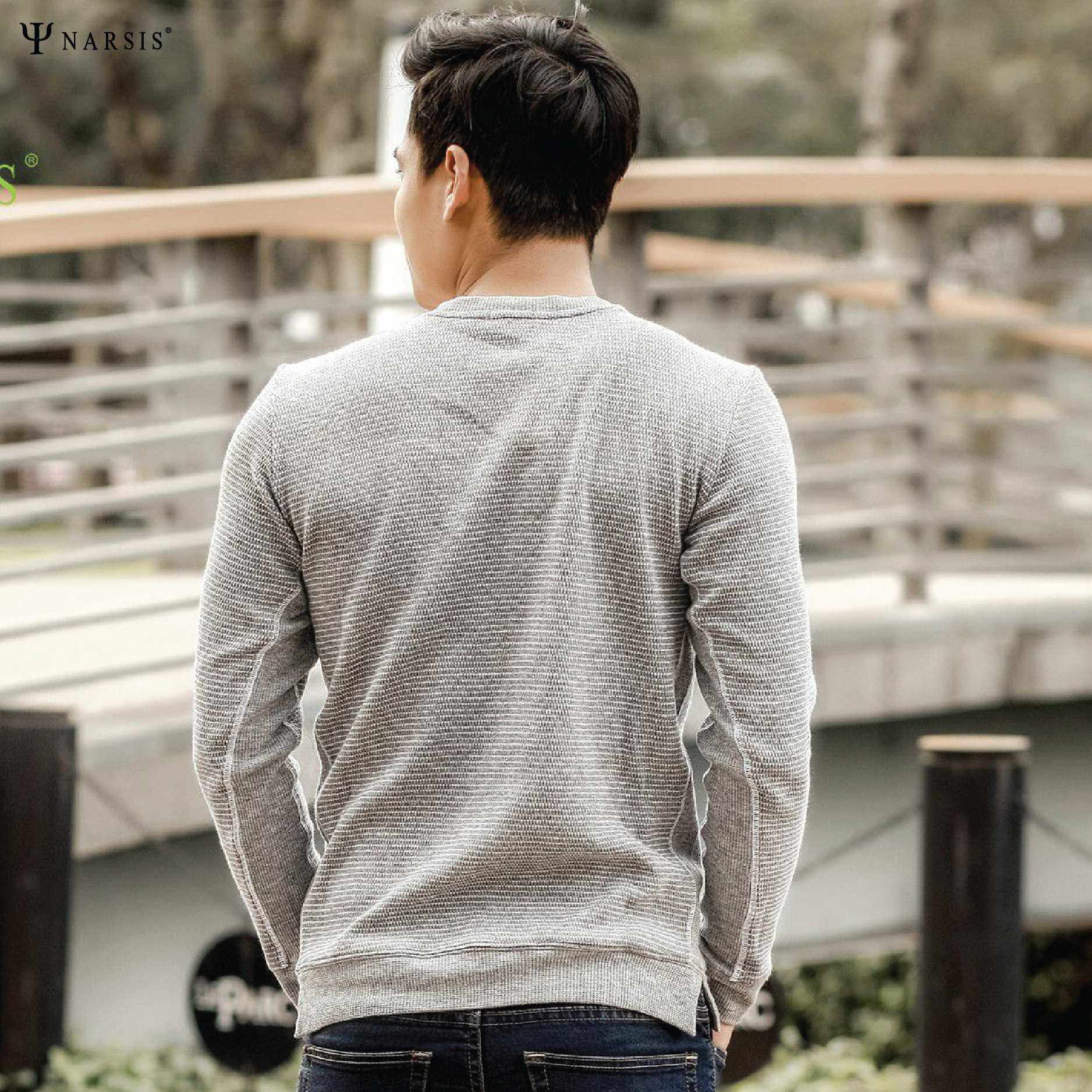 ÁO NAM THU ĐÔNG D7086 NARSIS CHẤT LIỆU THOÁNG MÁT, DỄ CHỊU, THOẢI MÁI CẢ NGÀY, DỄ VẬN ĐỘNG_thumbnail_0