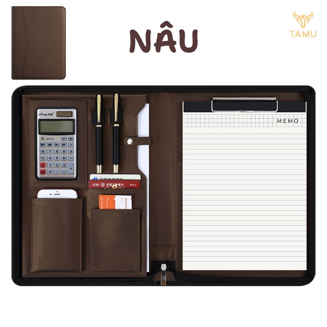 Sổ Tay Doanh Nhân TAMU Tặng Kèm Bút Kí và Giấy Chống Mỏi Mắt Đựng Laptop 14inch_thumbnail_6