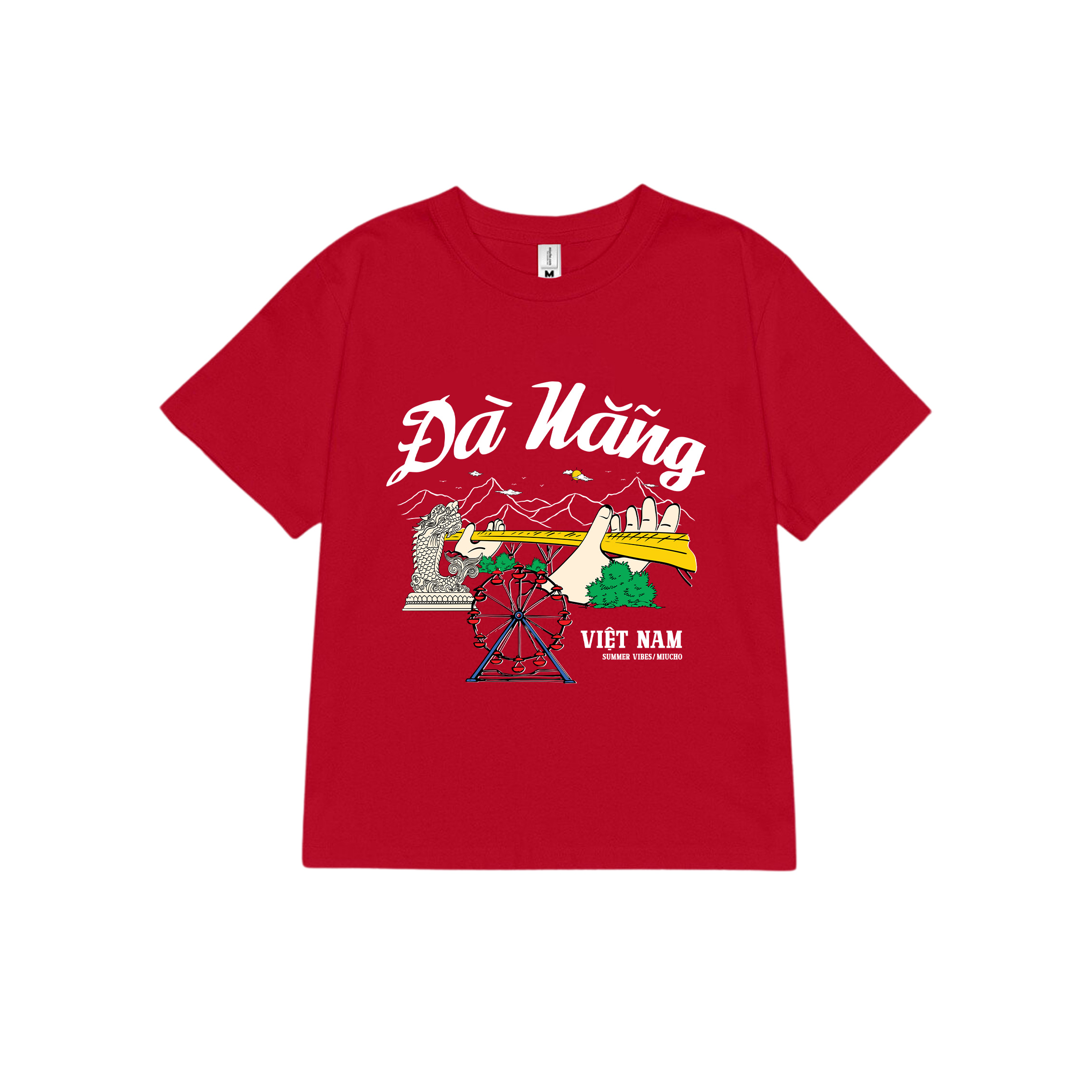 Áo thun baby tee form ôm xinh xắn ABD1278 Miucho tay ngắn cổ tròn in hình Đà Nẵng_thumbnail_13