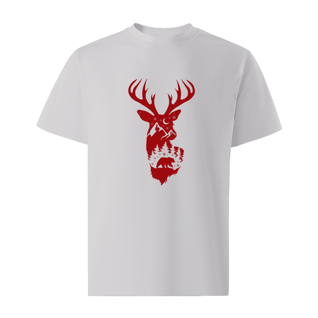 Áo phông nam giáng sinh noel form rộng cổ tròn vải cotton thoáng mát 1792 Miucho Iconic in artwork_thumbnail_15