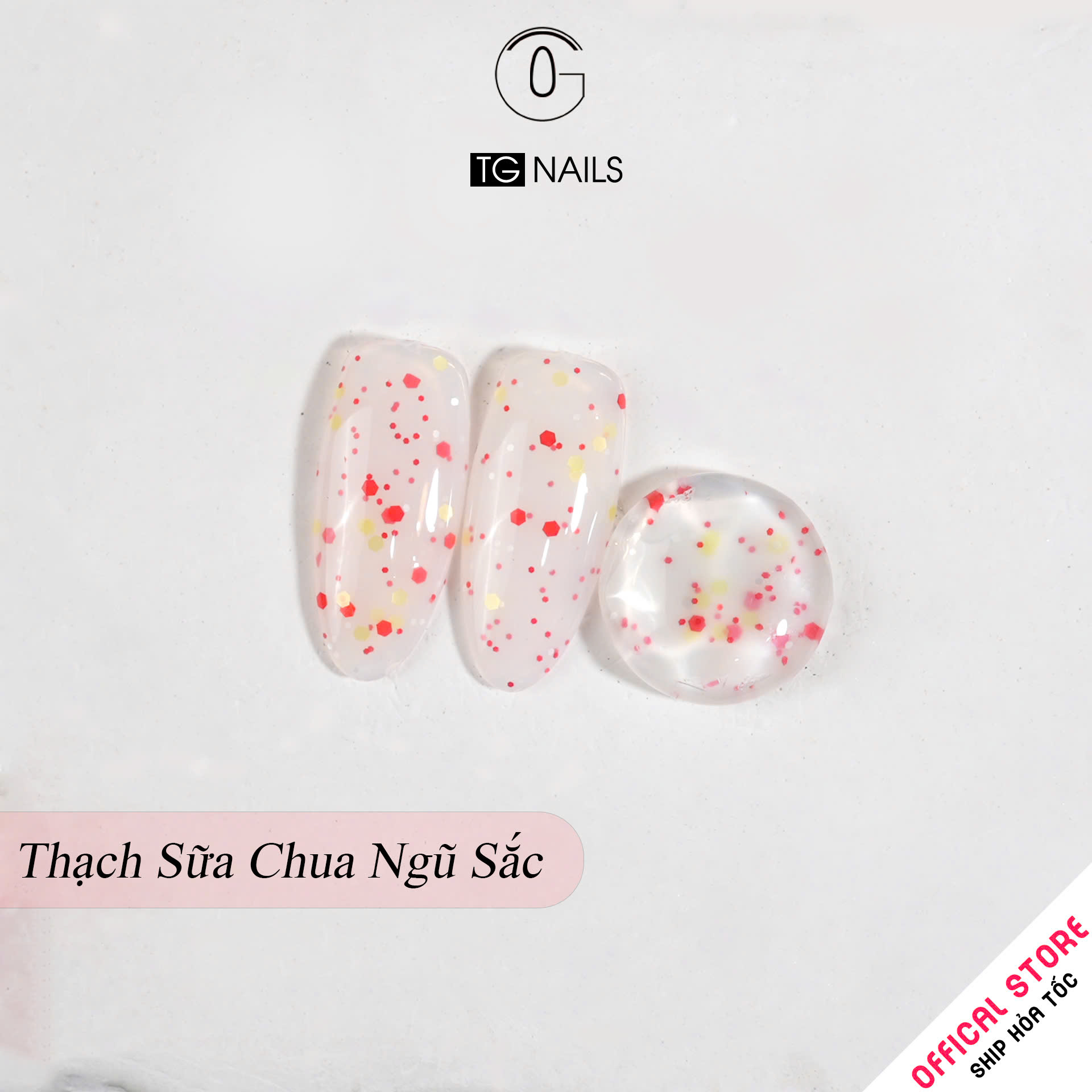 Sơn gel thạch nhũ sữa chua TG cọ tròn chai 15ml_thumbnail_6