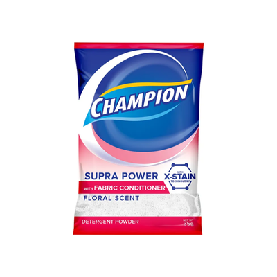 CHAMPION POWDER WITH FABRIC CONDITIONER FLORAL SCENT 35G