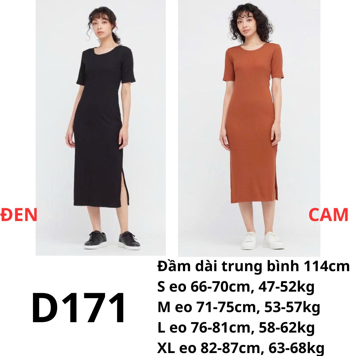 D171-ĐẦM THUN GÂN DÀI
