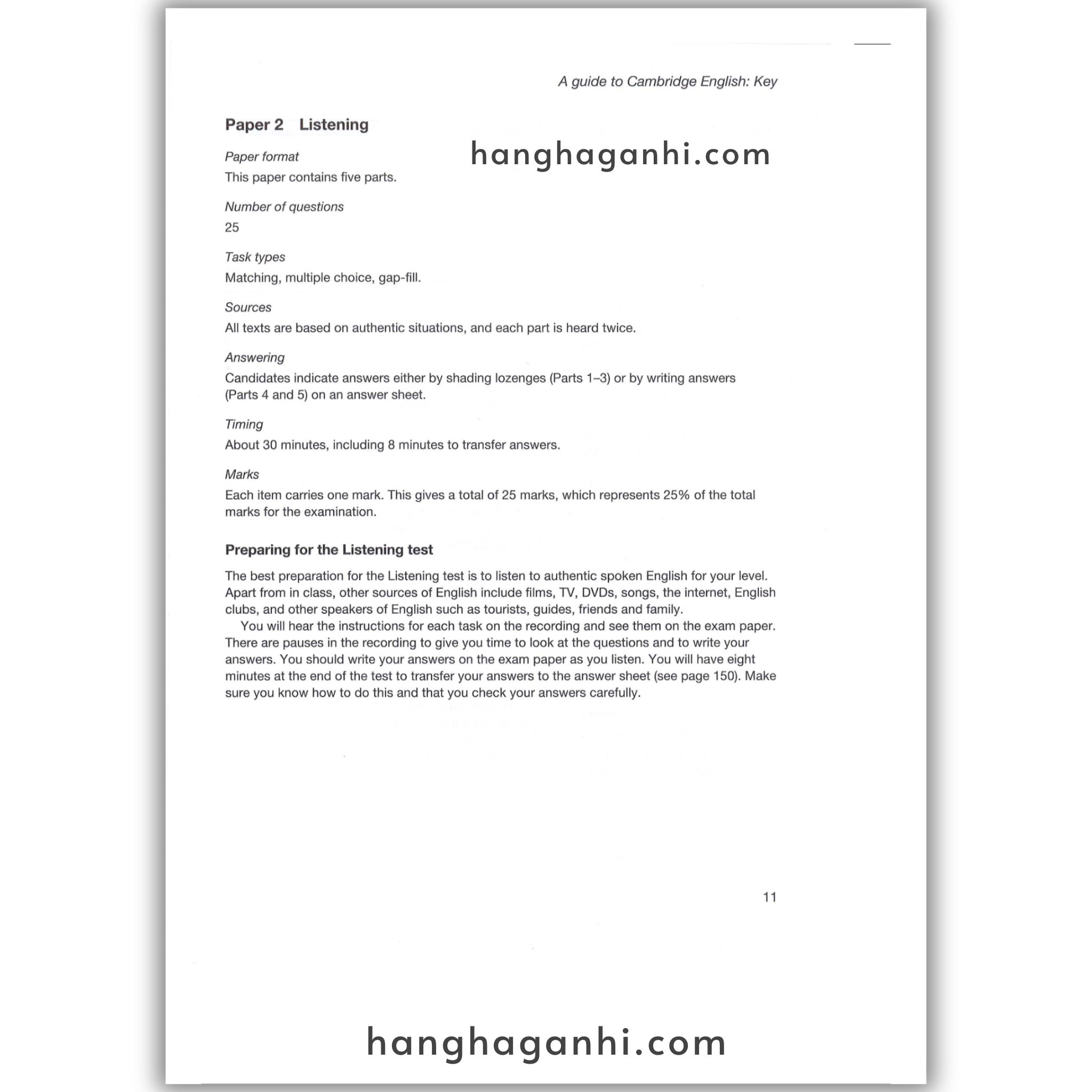 Sách Cambridge Key English Test (Ket) 6 With Answers_thumbnail_7