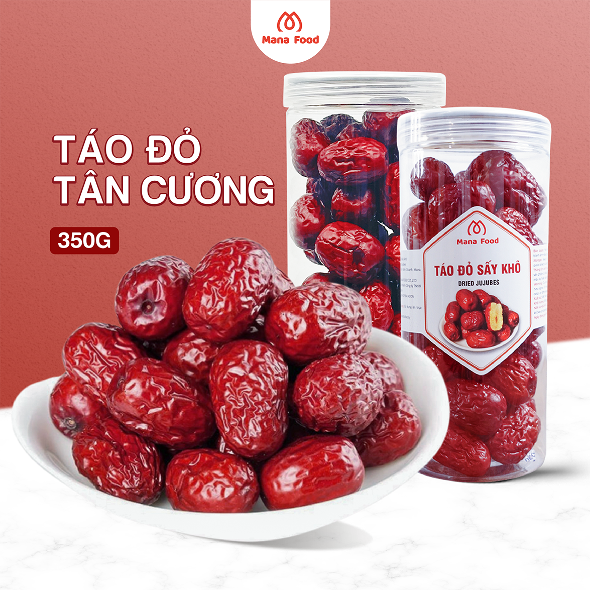 Táo Đỏ Mana - Hũ pet 300g