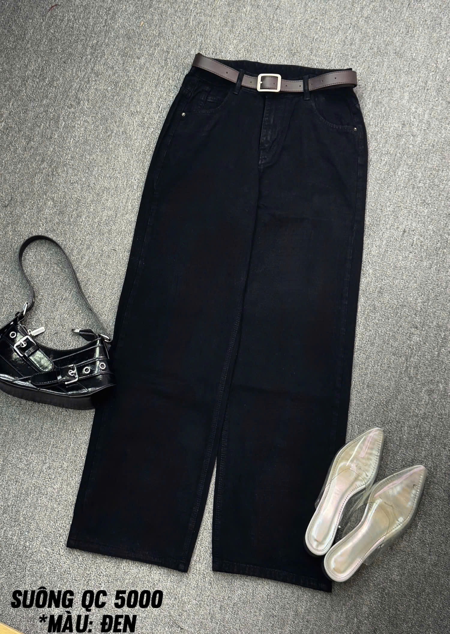 Quần jean ống suông lưng cao basic mới bigsize QJ5000 dành cho nàng béo mập từ 55-90kg_thumbnail_19