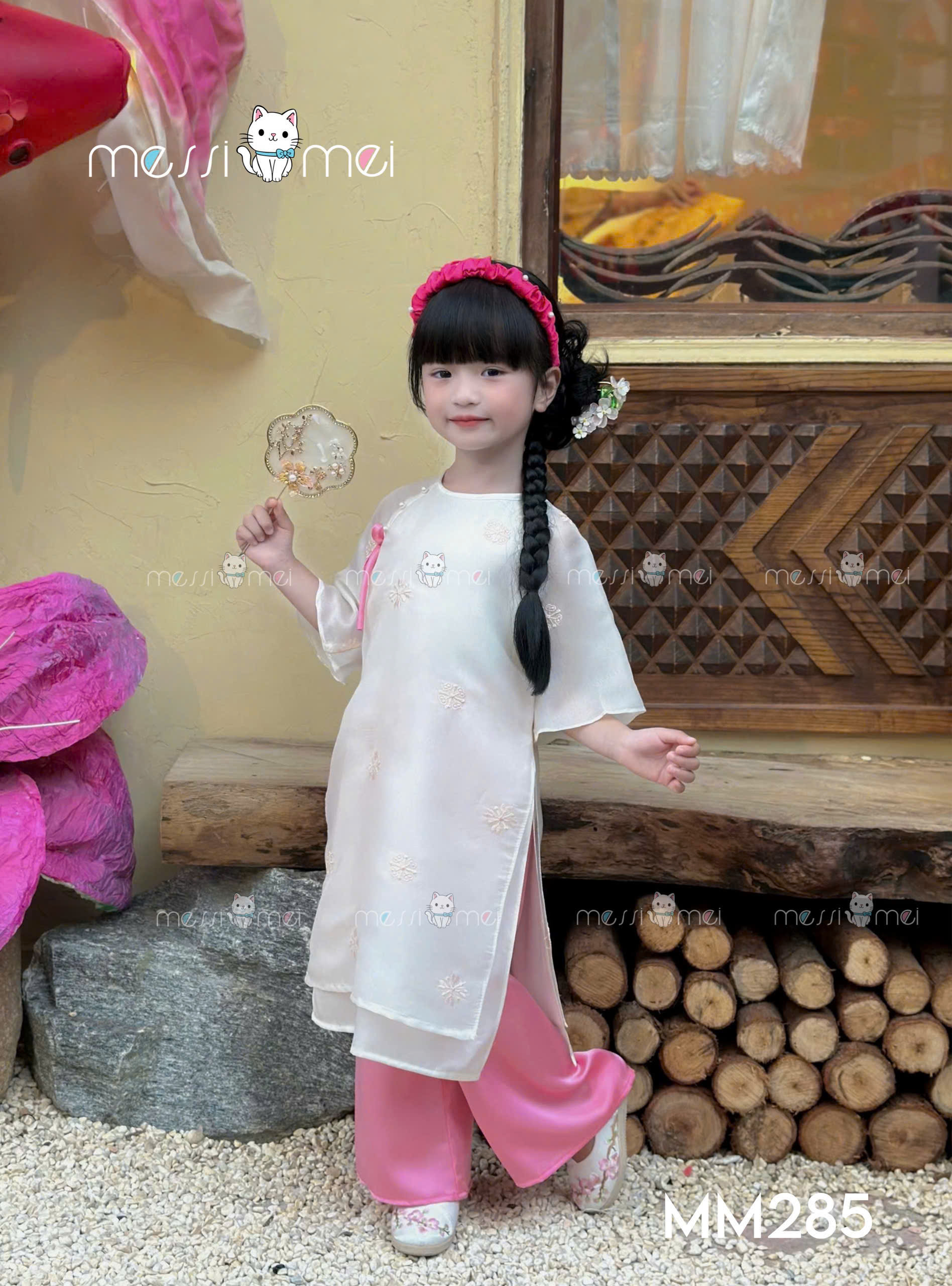 HE06 Set áo dài bé