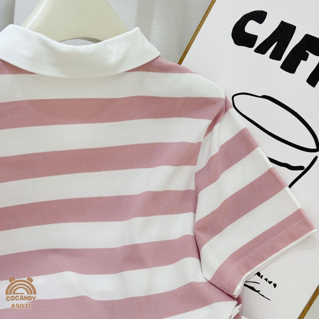 Áo cộc kẻ HỒNG polo túi ngực NAM_thumbnail_1