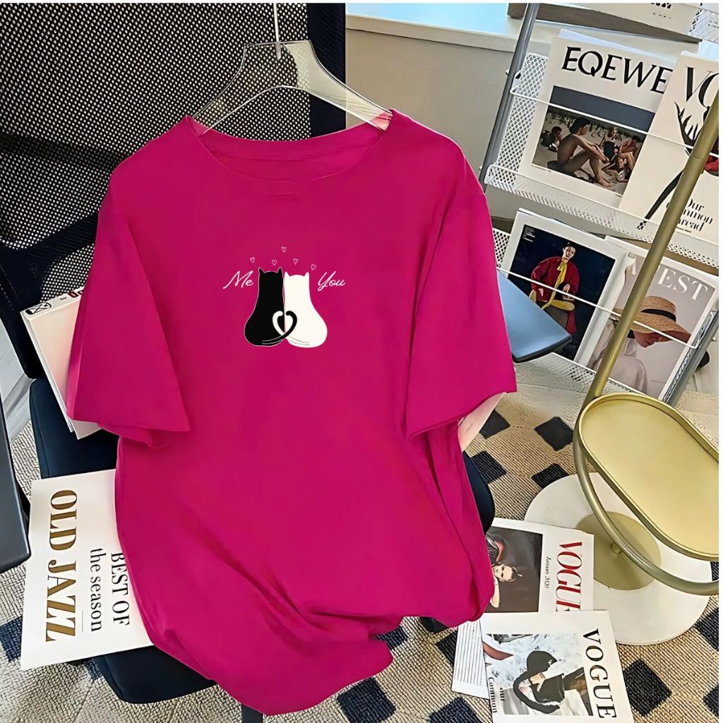 [Form Rộng] Áo thun nữ nhiều màu in hình mèo- LOZA RT8111_thumbnail_6