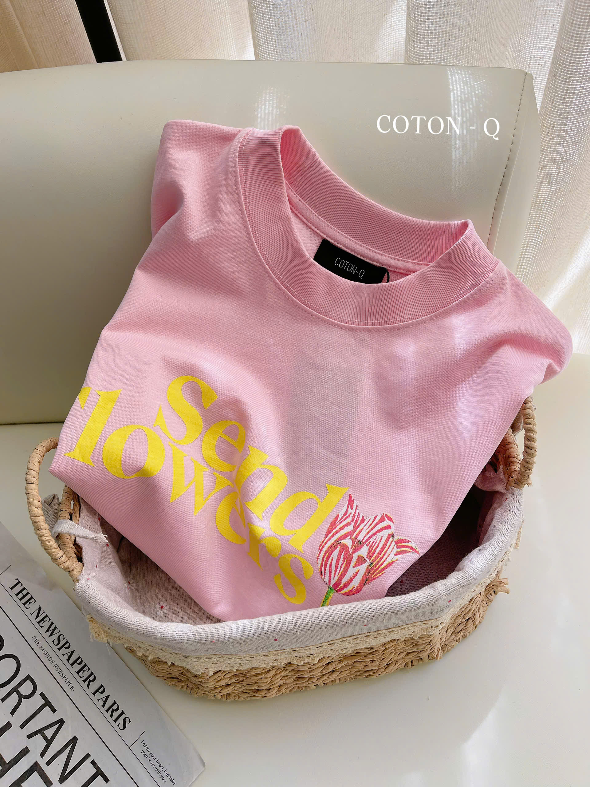 Áo thun hồng nhạt in chữ hoa sau_thumbnail_8