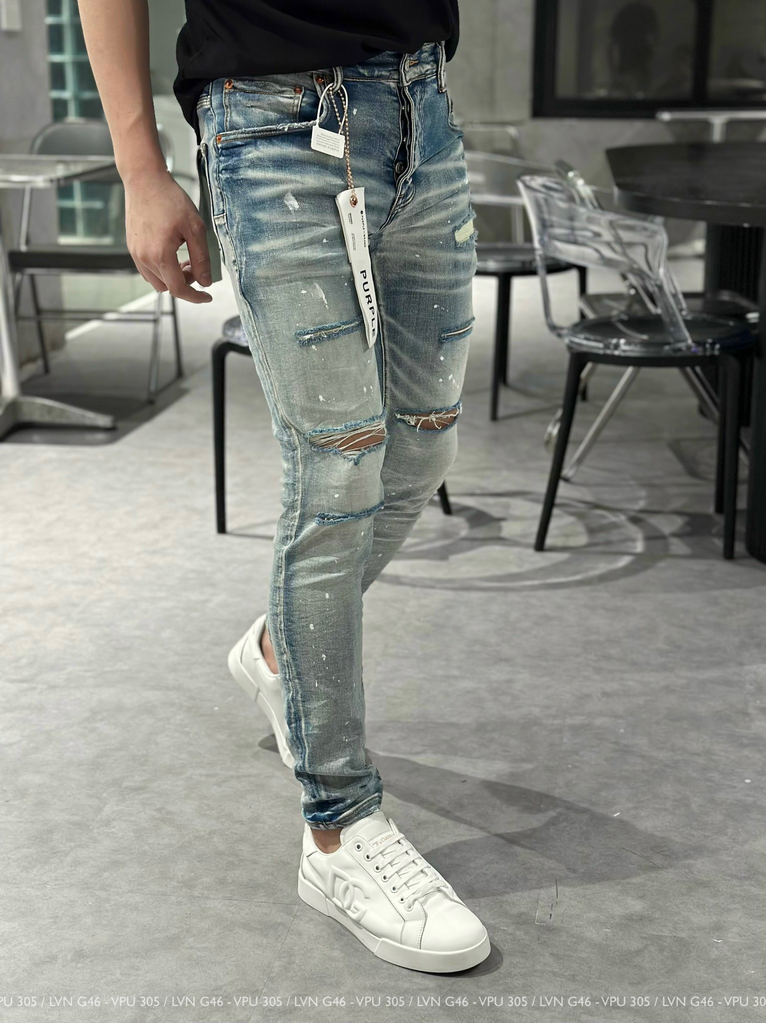 QUẦN JEANS PURPLE 305 XANH NHẠT RÁCH_thumbnail_6