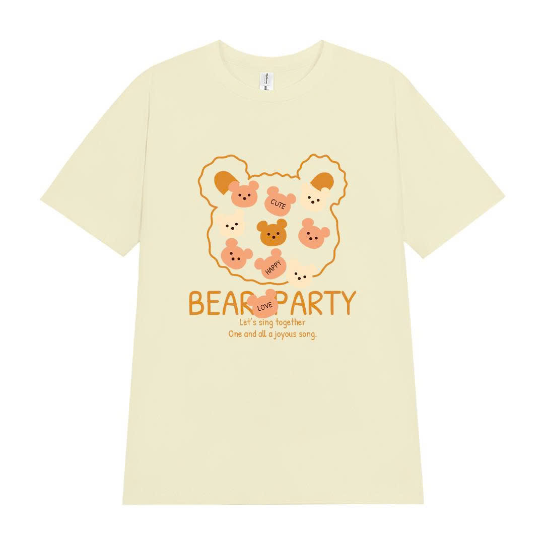 Áo thun nữ form vừa regular ARD2286 Miucho vải cotton co giãn thoáng mát cổ tròn in mix_thumbnail_8