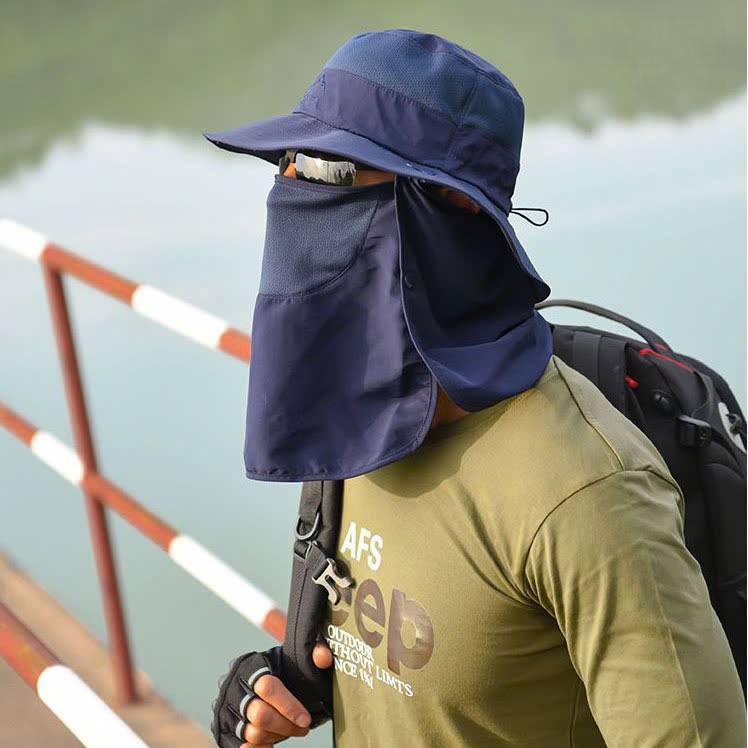 Mũ bucket GOLF Hàn Quốc có che gáy & che mặt dành cho nam & nữ HZ2511_thumbnail_13