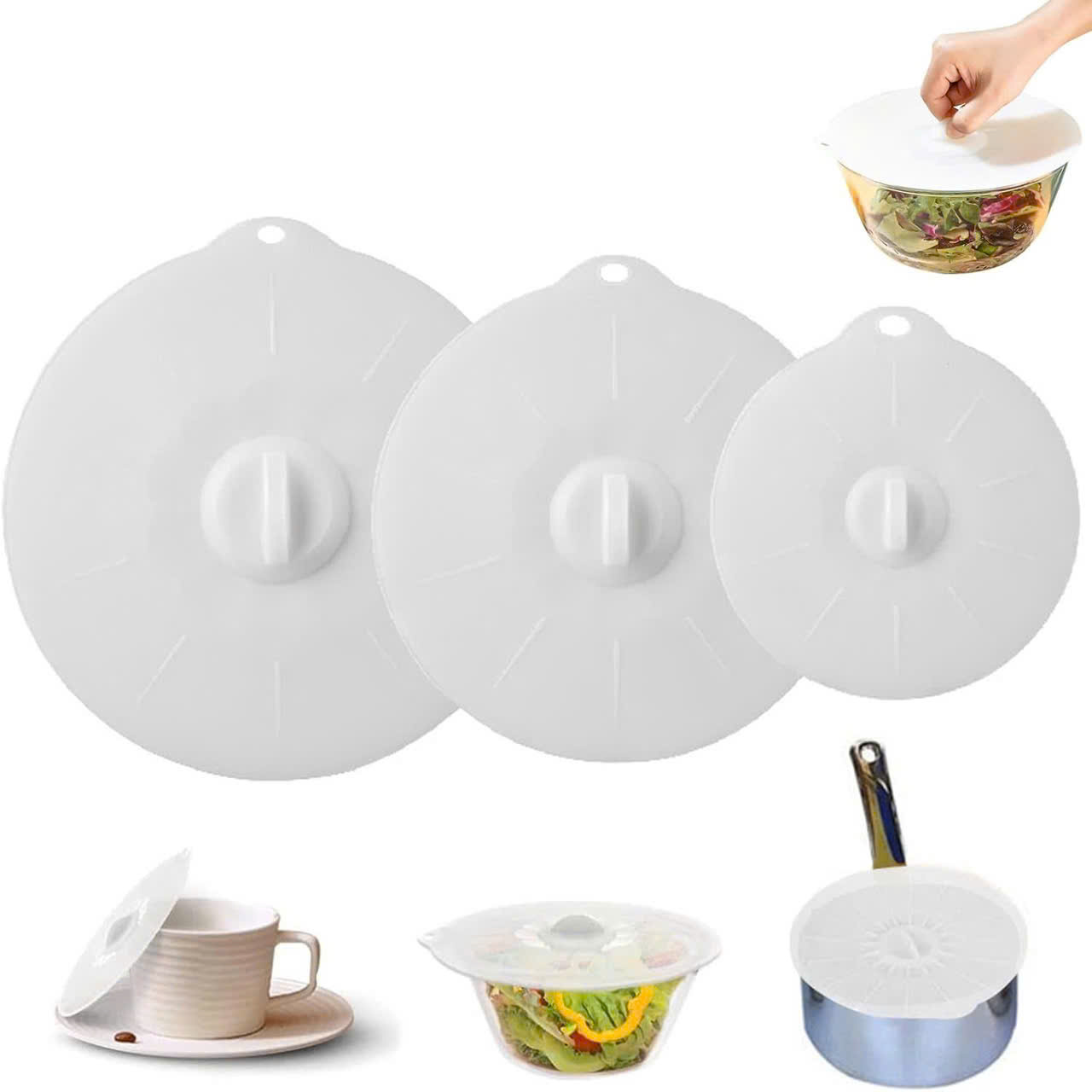 Set 3 Nắp Hít Silicon Kakusee