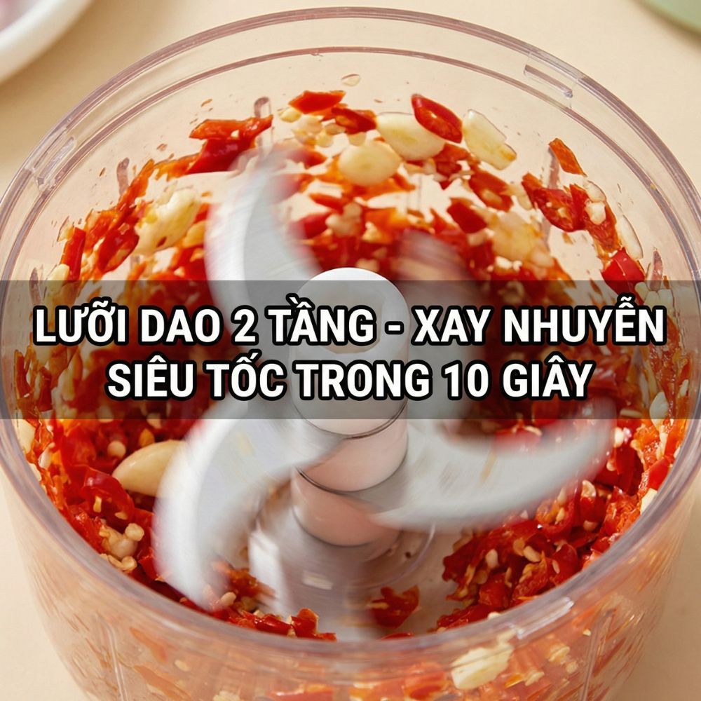 Máy Xay Tỏi Ớt Mini Chạy Pin Mishio MK420_thumbnail_3