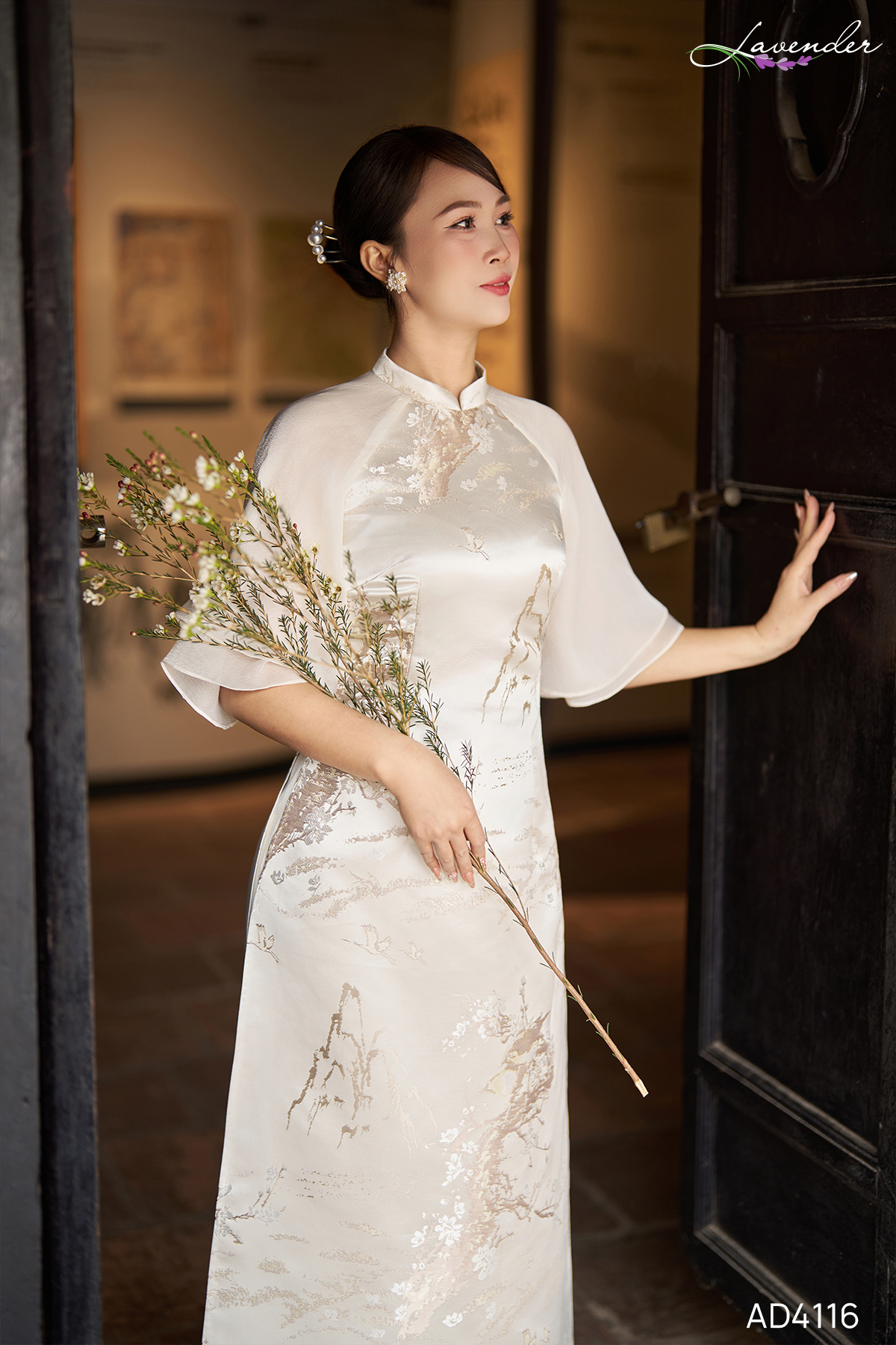 Áo dài tafta phối tay AD4116_thumbnail_3