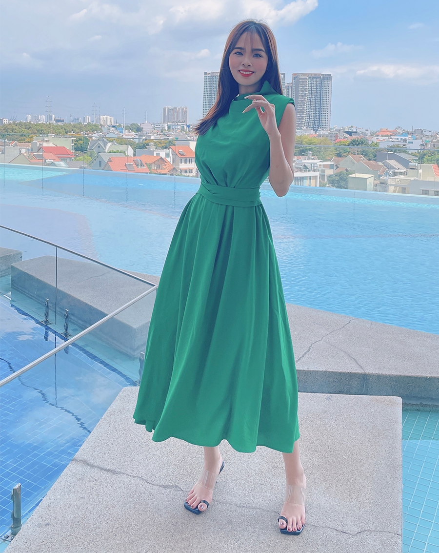 Đầm maxi thiết kế phong cách