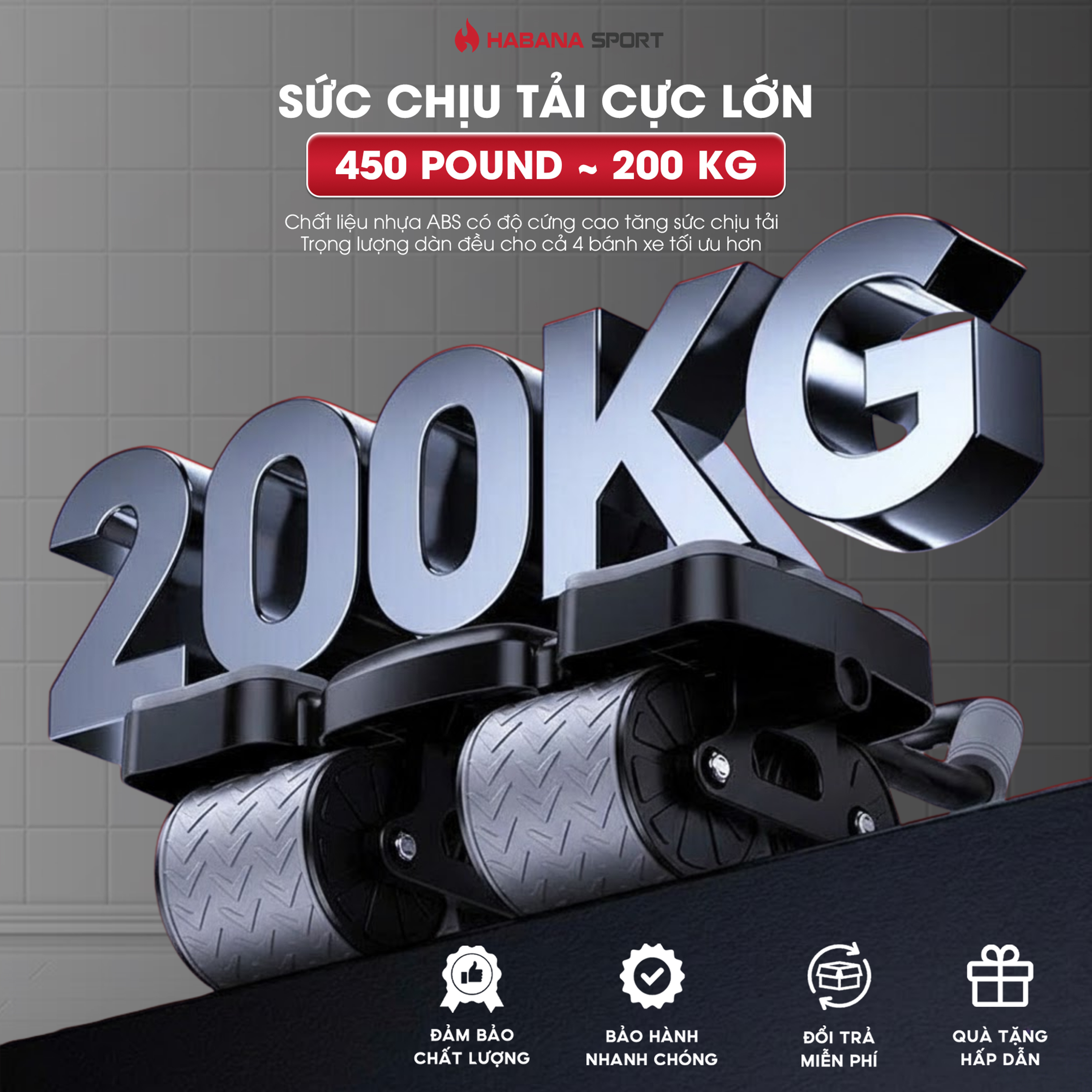 Máy Tập Bụng Đốt Mỡ Thông Minh Habana - [ TẶNG ] Thảm tập 1m4 + Đệm kê gối _thumbnail_3