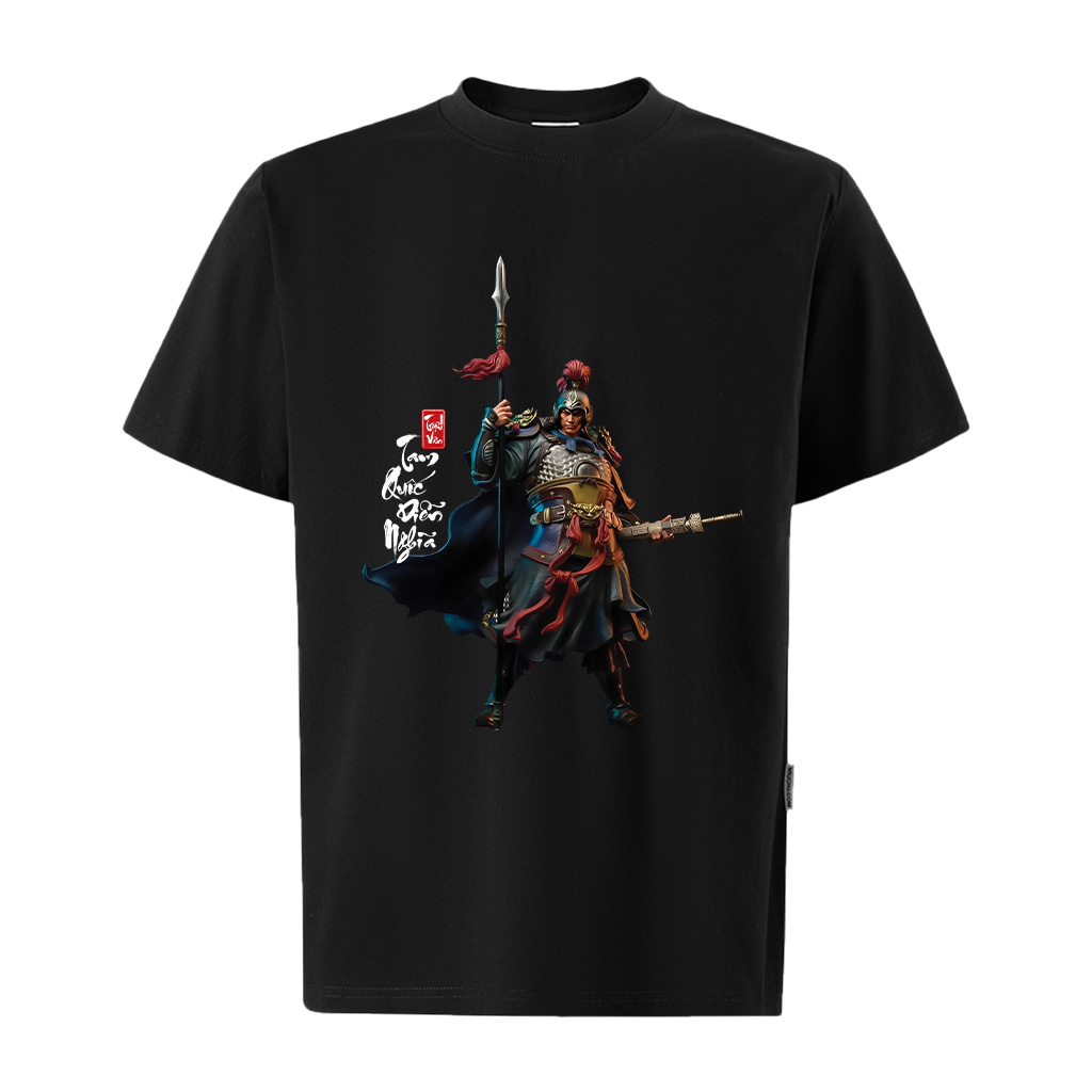 Áo phông nam tam quốc diễn nghĩa nhiều màu nhiều màu ATD1484 Miucho Iconic vải cotton in artwork_thumbnail_19