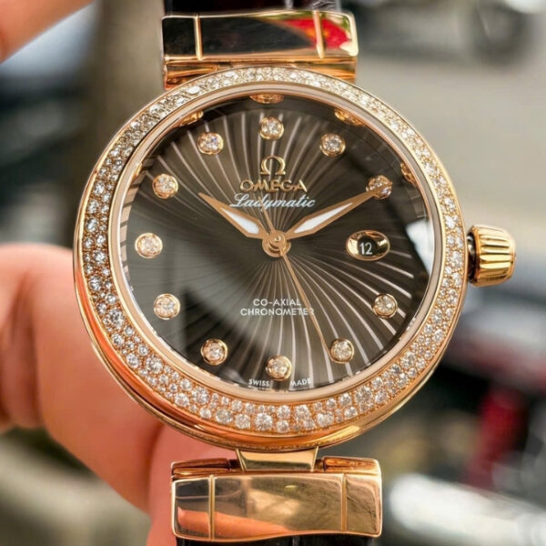 Omega De Ville Ladymatic Coaxial Diamond 425.68.34.20.63.002_thumbnail_3