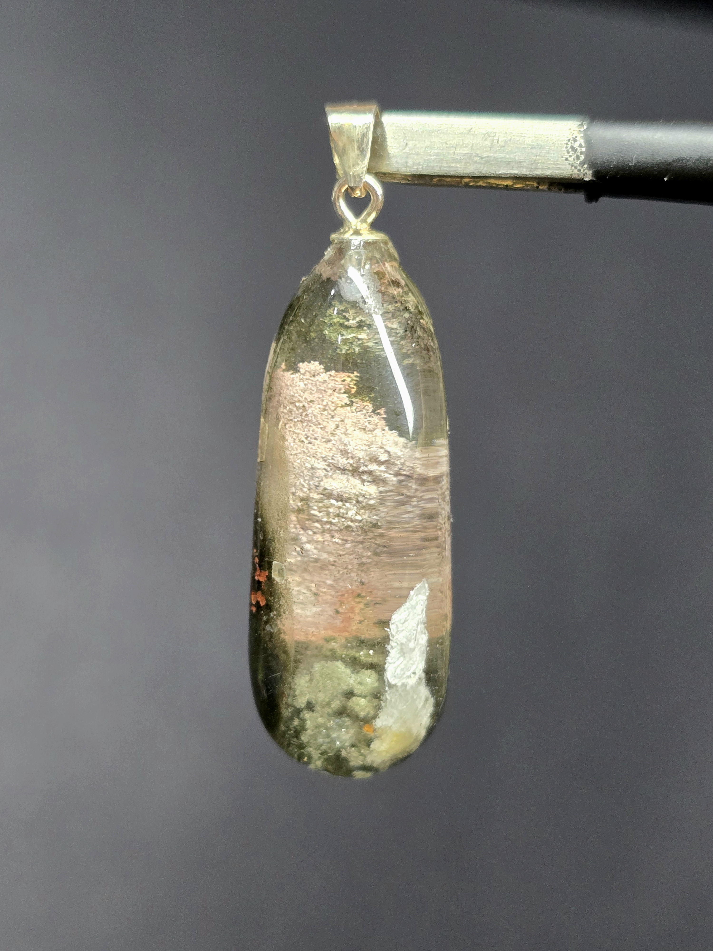 Mặt Vòng Cổ Thạch Anh Ưu Linh Khấu Bạc S925 (CHỈ CÓ MẶT, KHÔNG ĐI CÙNG VÒNG)_thumbnail_0