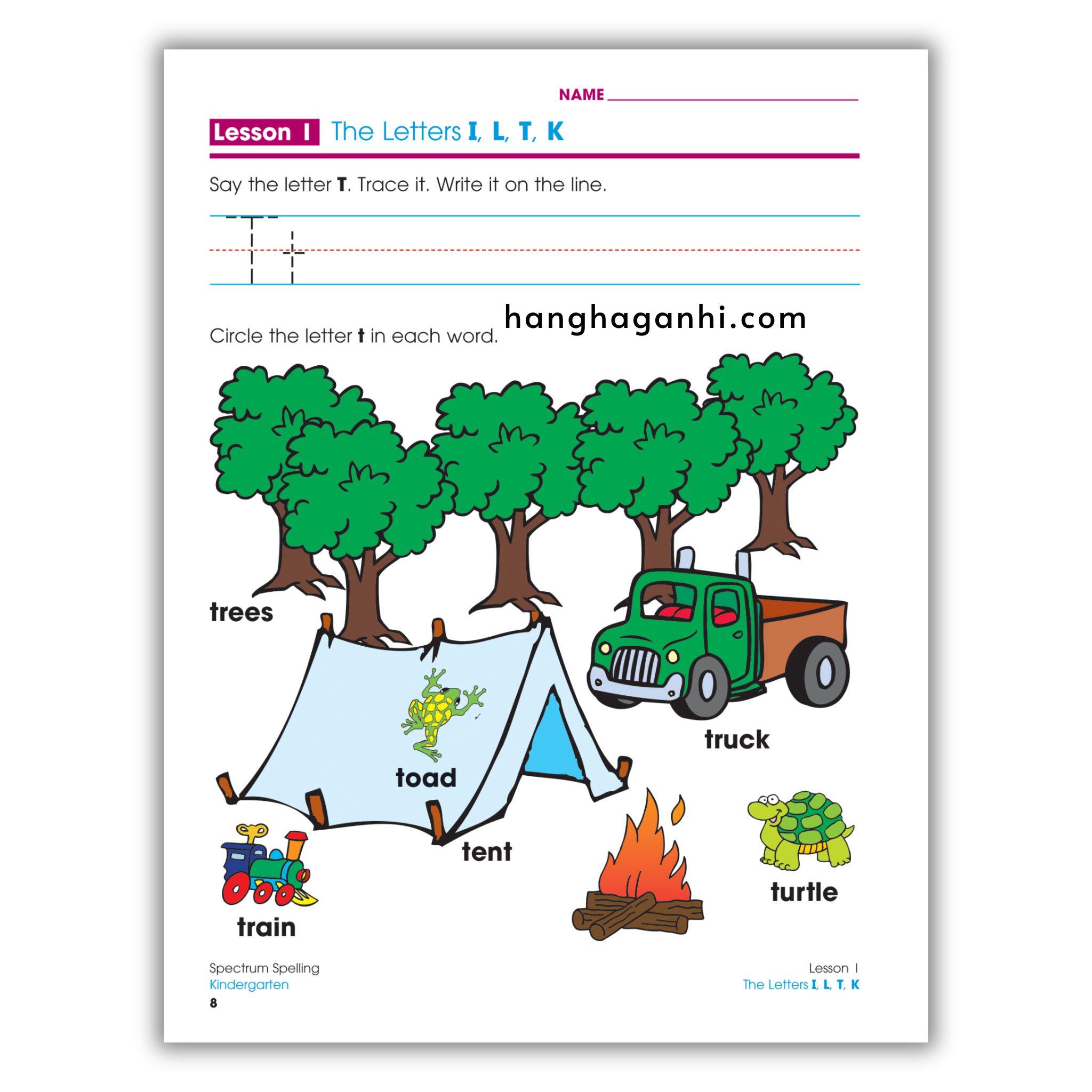 Sách Spectrum Spelling Workbook Grade K_thumbnail_16