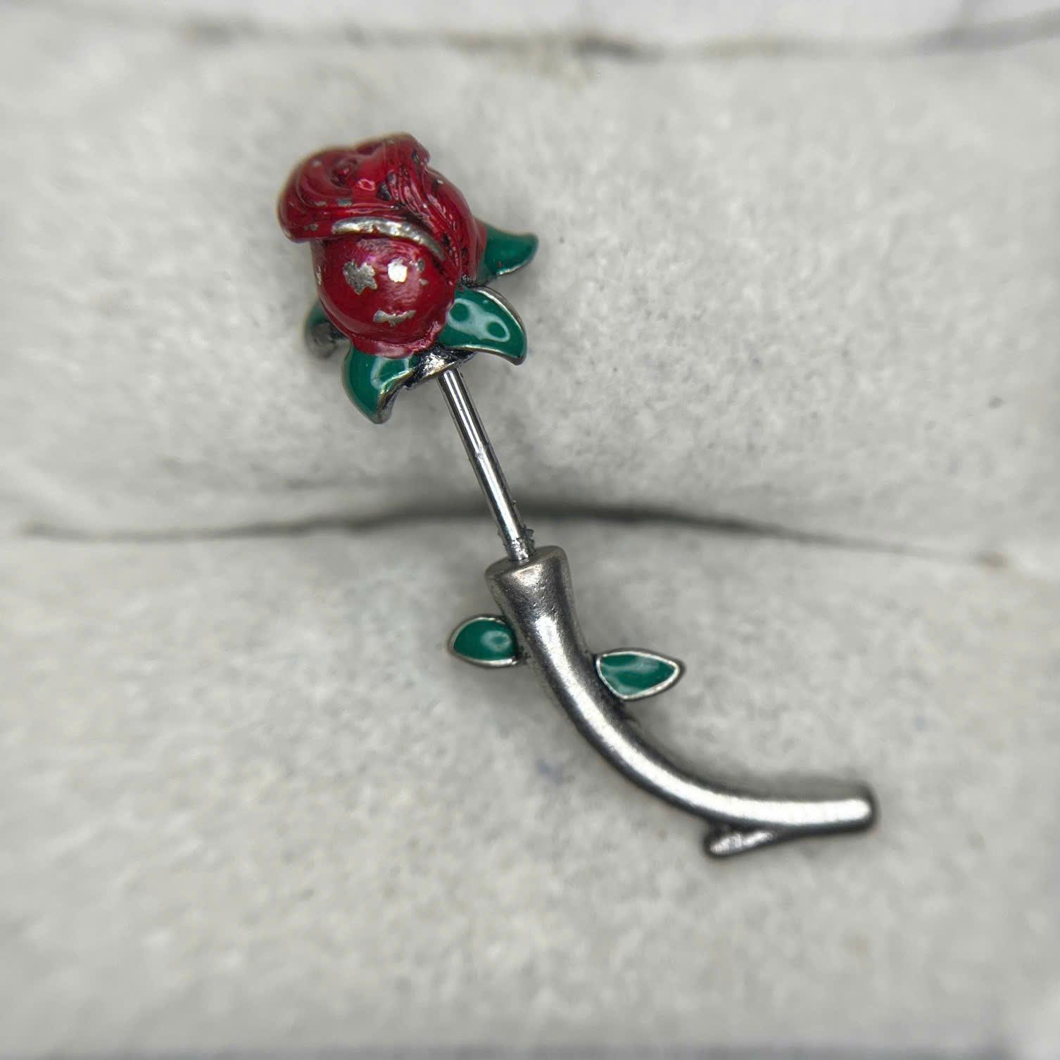 khuyên kiểu cành hoa hồng xoắn đeo rook, vertical,lobe cho tai phải _thumbnail_2