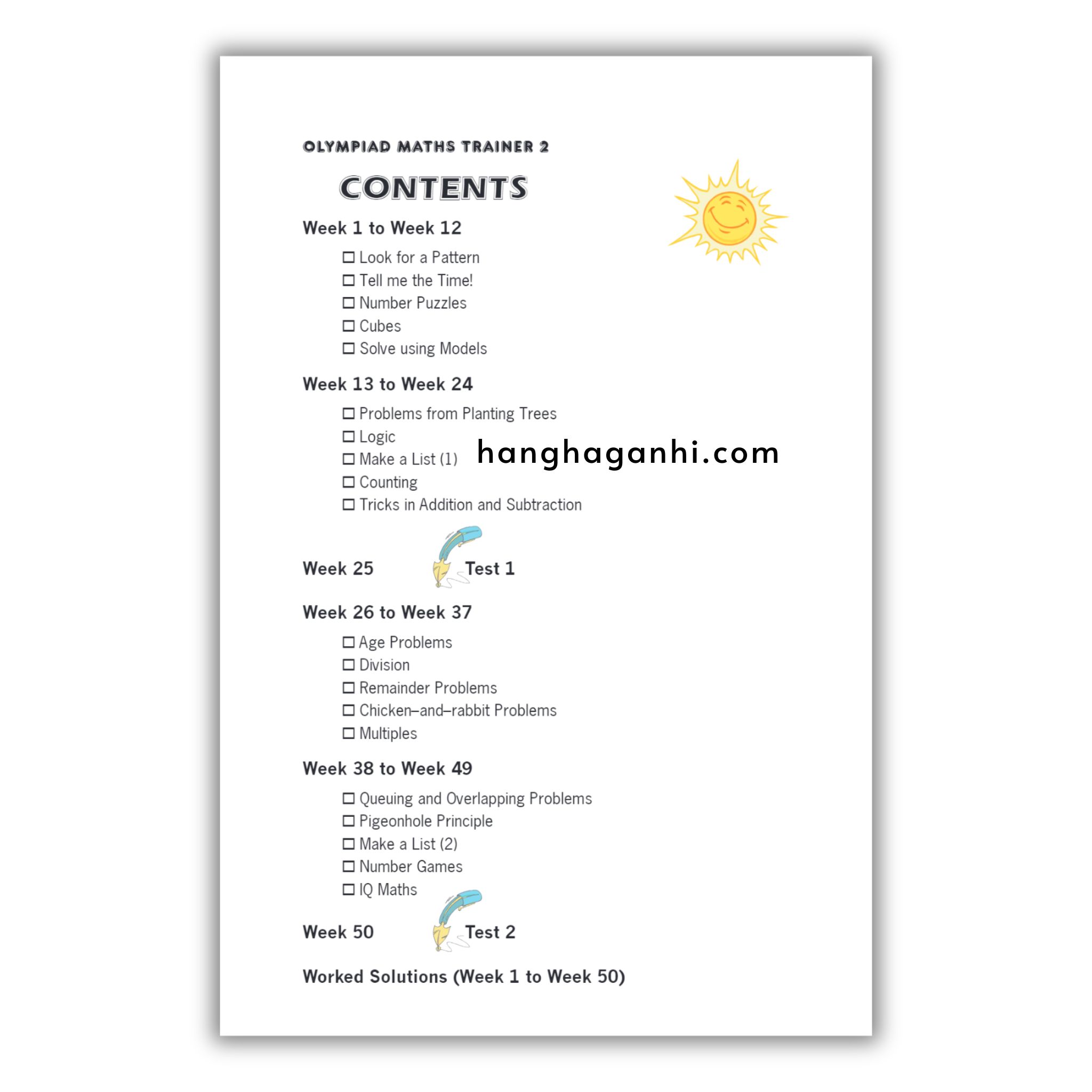 Olympiad Maths Trainer Level 2- Sách Toán Tiếng Anh Singapore cho bé lớp 2_thumbnail_1