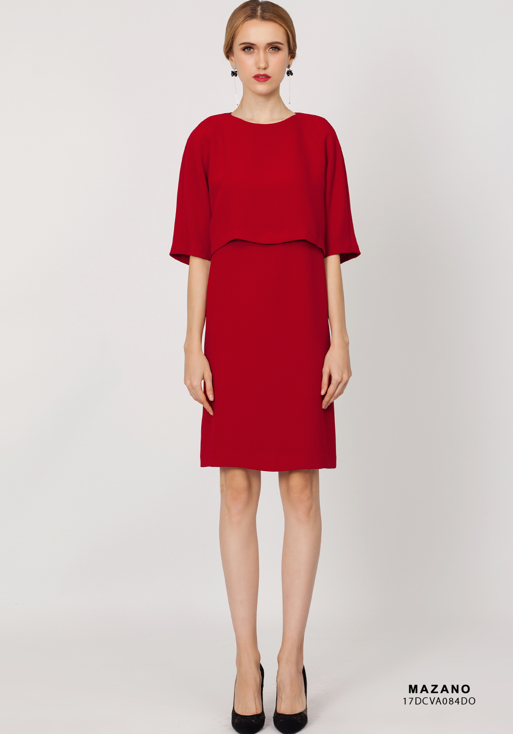 Váy đỏ phủ tà cách điệu_thumbnail_0