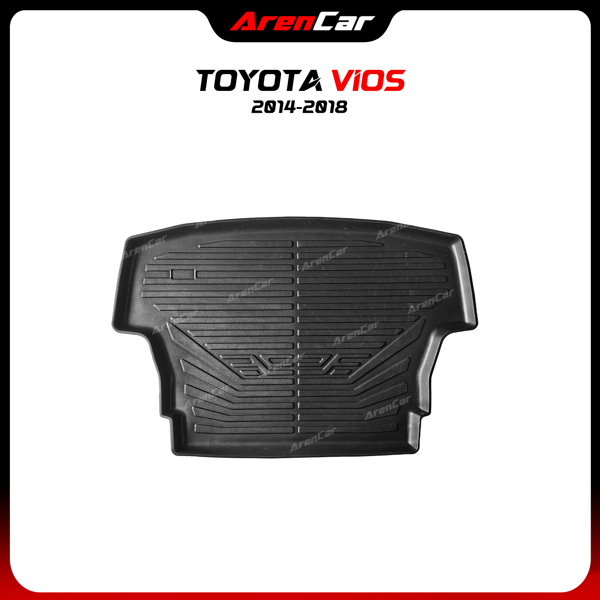 Thảm lót cốp nhựa đúc TPE Toyota Vios