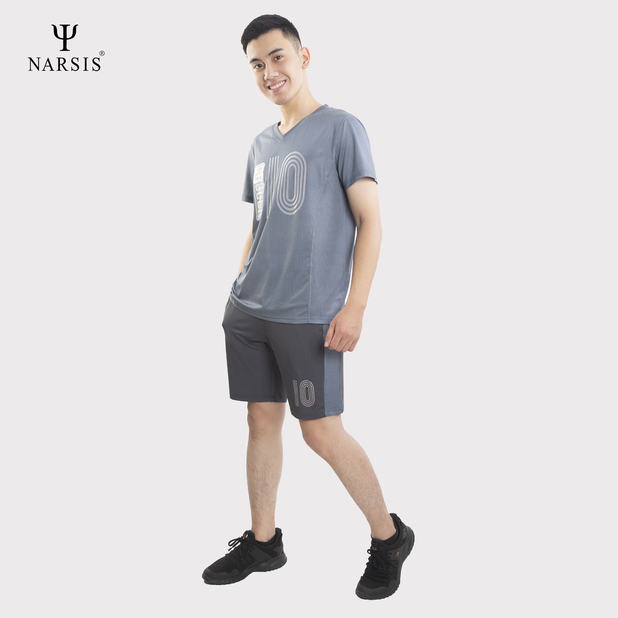 BỘ HÈ NAM E0004 NARSIS CHẤT LIỆU THOÁNG MÁT, DỄ CHỊU, THOẢI MÁI CẢ NGÀY, DỄ VẬN ĐỘNG