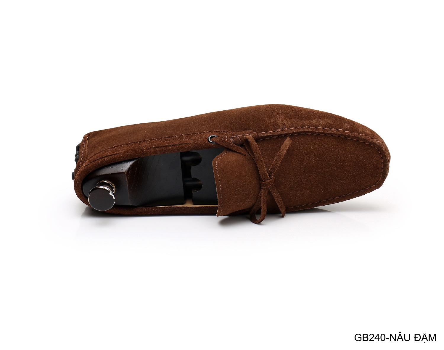 GB240 - Giày lười nam da heo kiểu Anh, đế bệt êm chân, phối nơ bướm thanh lịch_thumbnail_18