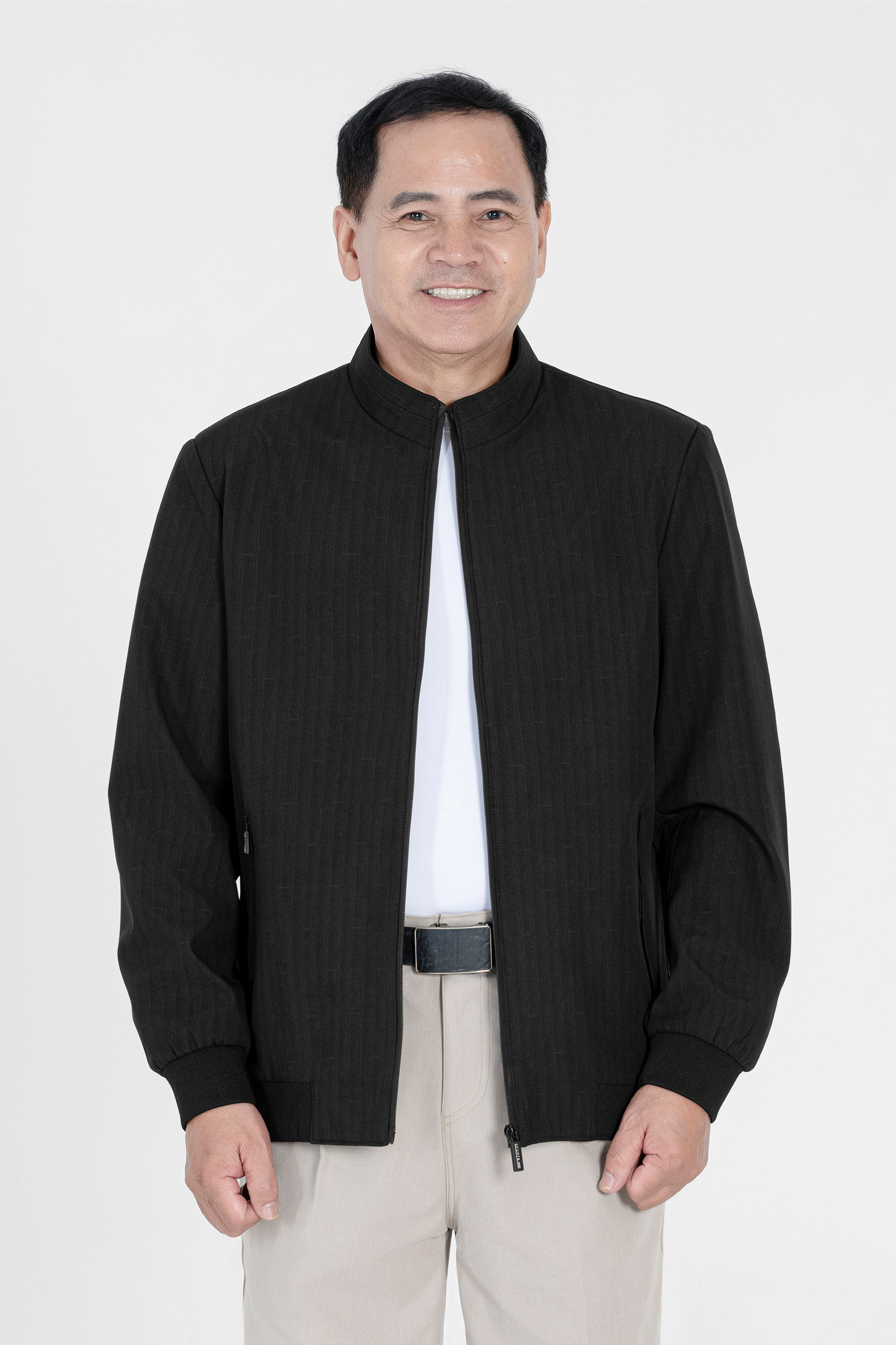 Áo Khoác Bo Dệt Cổ Đứng Trung Niên ANCHI Chất Liệu Poly Cao Cấp_thumbnail_16