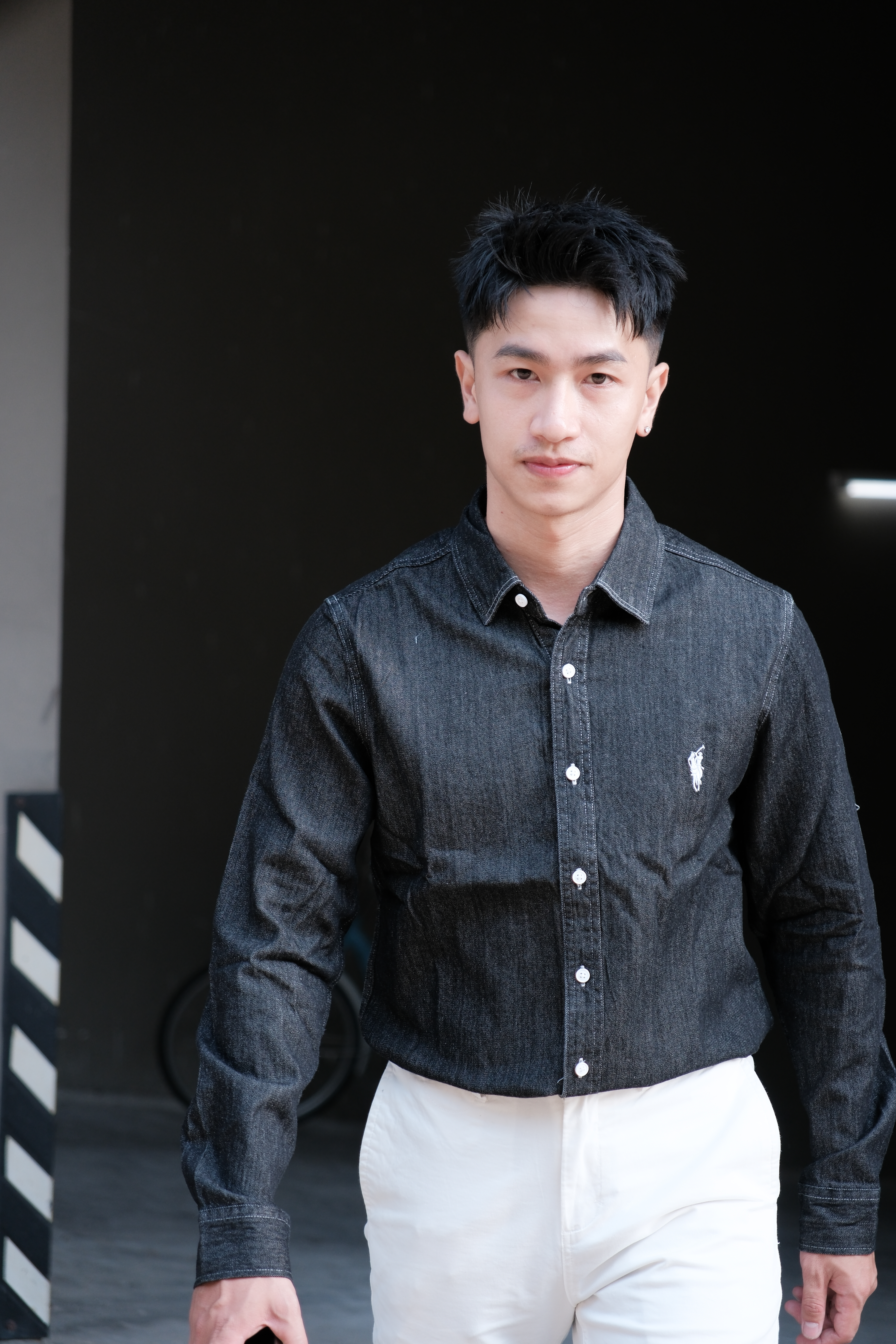 SA13 - Áo sơ mi nam dài tay phong cách Nhật, chất cotton mềm, form rộng thoải mái, 3 màu xanh nhạt/xanh đậm/đen_thumbnail_17